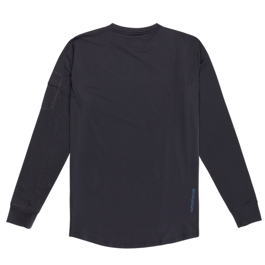 RUCKUS LONG SLEEVE RIDE TEE BURN OUT CARBON