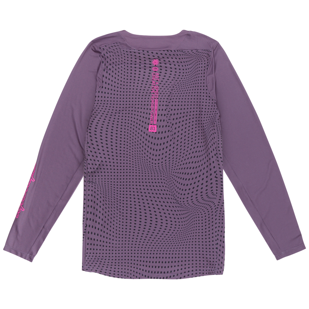 SKYLINE LS JERSEY RADIOSCAPE DEEP PURP