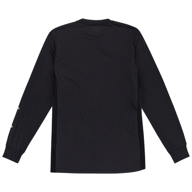 SKYLINE LONG SLEEVE RIDE TEE SIGNATURE BLACK