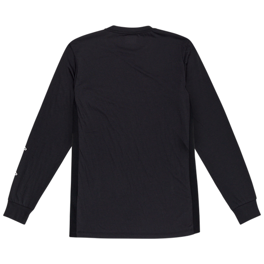SKYLINE LONG SLEEVE RIDE TEE SIGNATURE BLACK