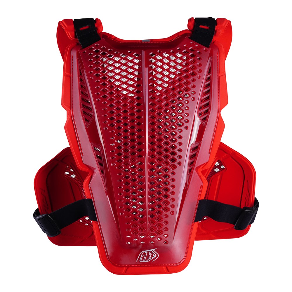 ROCKFIGHT PRO CHEST GUARD TRANSLUCENT RED