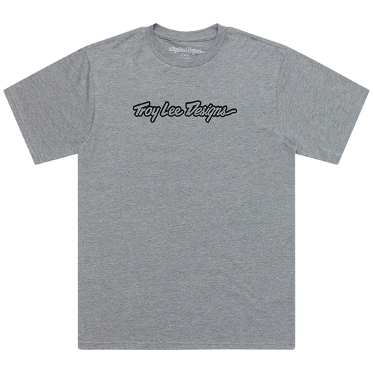 SHORT SLEEVE TEE SIGNATURE GRAY HEATHER