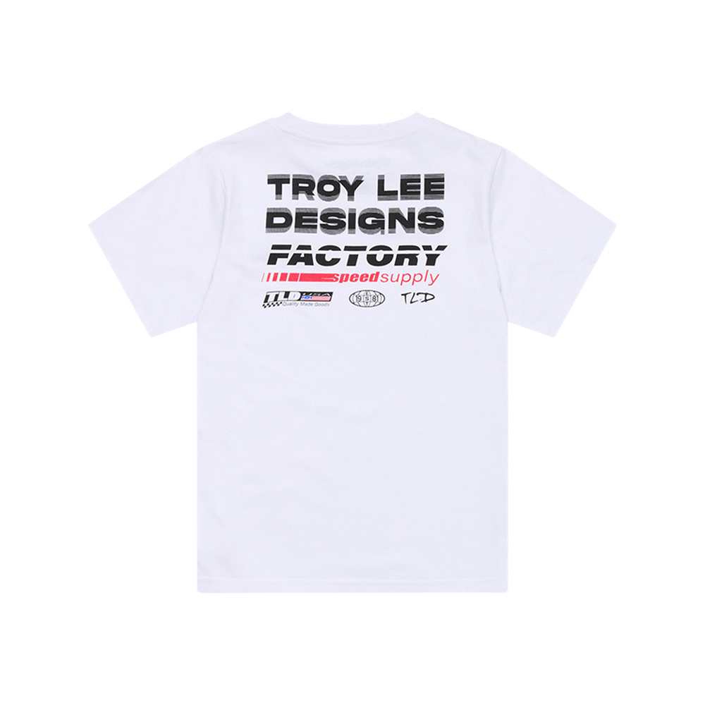 YOUTH SHORT SLEEVE TEE FACTORY WHITE