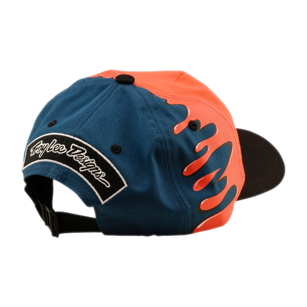 FINISH LINE UNSTRUCTURED CURVED SNAPBACK CORAL / BLUE