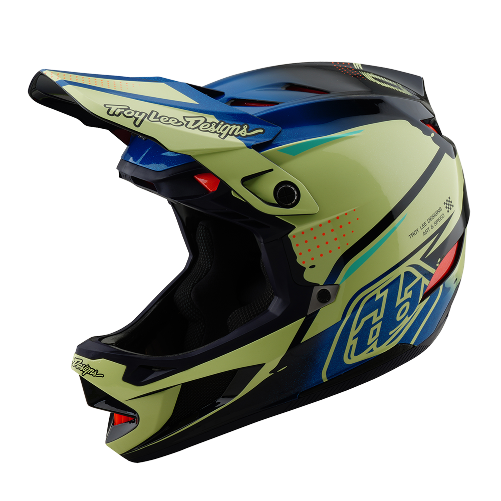 D4 AS COMPOSITE HELMET DRIP GLO YELLOW