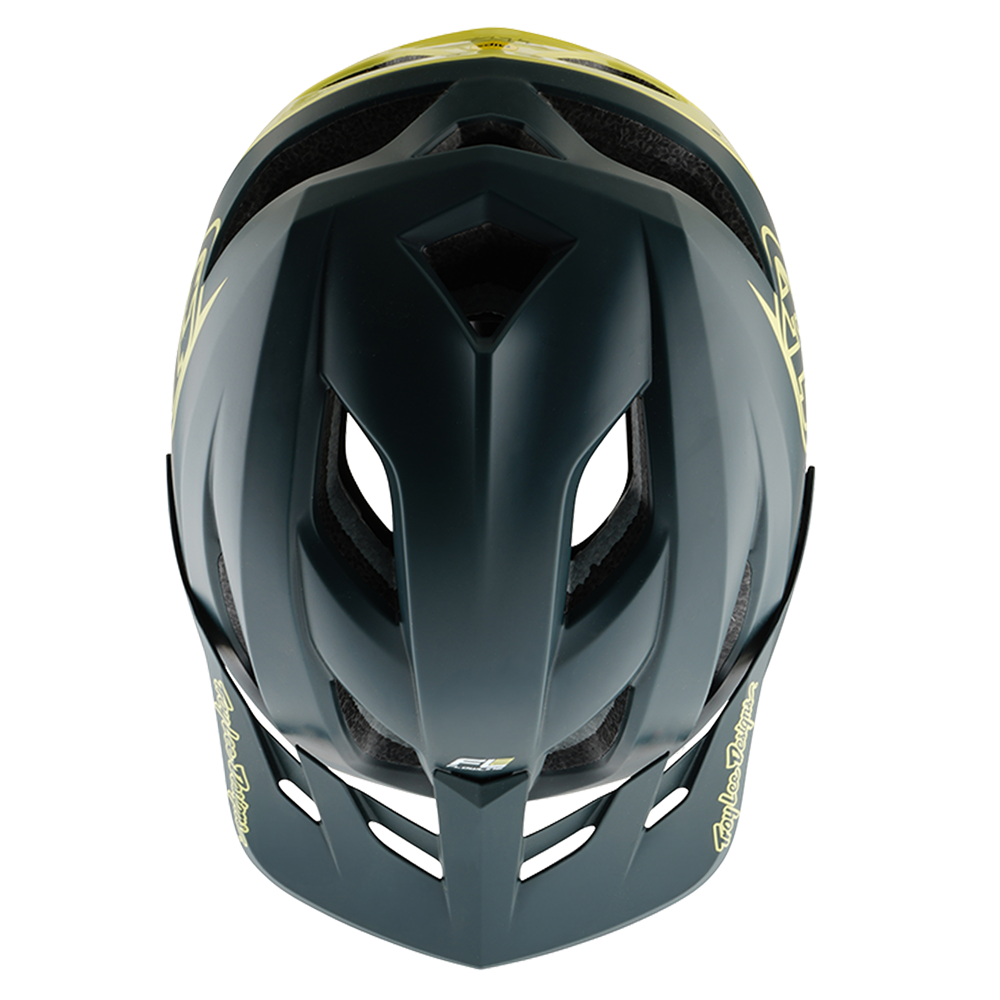 FLOWLINE SE AS HELMET BADGE GRAY / GLO YELLOW