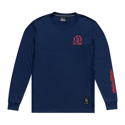 SKYLINE LONG SLEEVE RIDE TEE LOCALS MIDNIGHT
