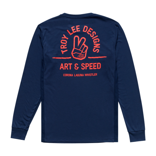 SKYLINE LONG SLEEVE RIDE TEE LOCALS MIDNIGHT