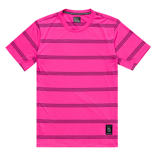 SKYLINE SHORT SLEEVE RIDE TEE WASHED OUT PARTY PINK