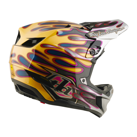 D4 AS CARBON HELMET OVERSPRAY GOLD / BLACK