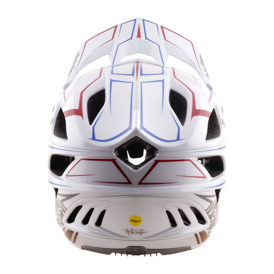 STAGE STUNT AS HELMET PINSTRIPE WHITE