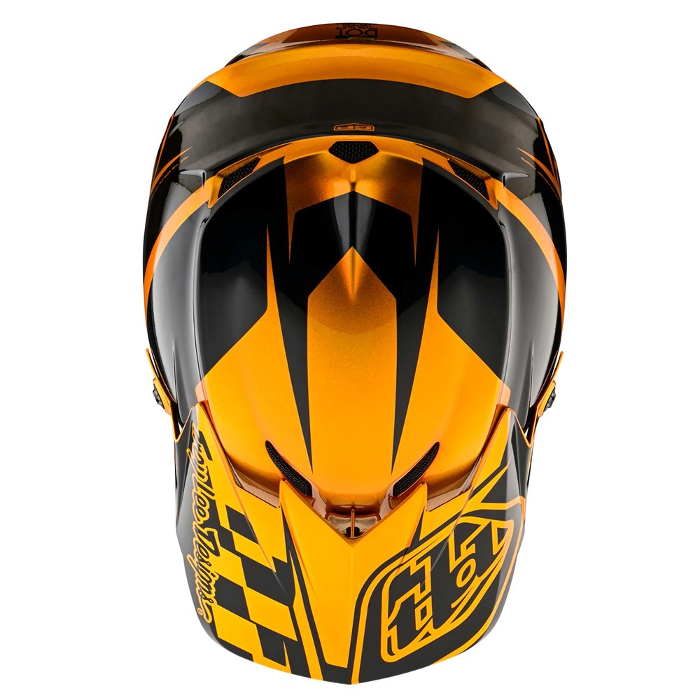 YOUTH GP HELMET CHECK UP GOLD / BLACK