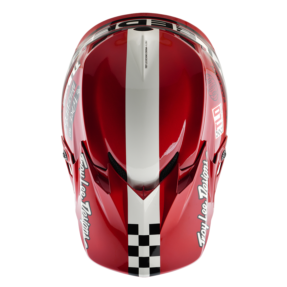 GP PRO HELMET FIFTY-50 WHITE / RED