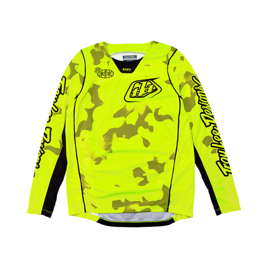 YOUTH GP PRO JERSEY BLOTTED FLO YELLOW