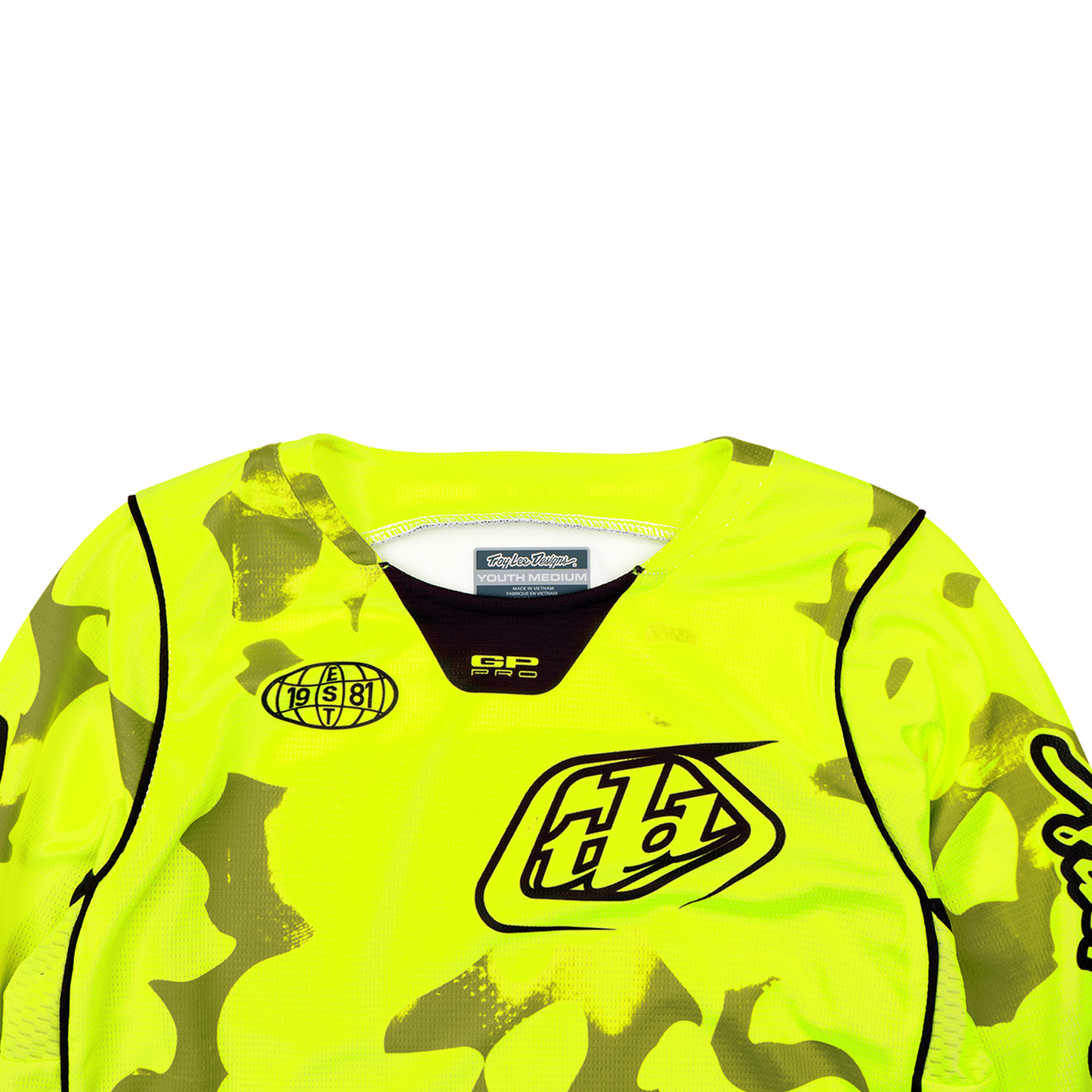 YOUTH GP PRO JERSEY BLOTTED FLO YELLOW