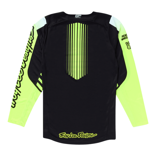 GP PRO JERSEY SEGMENT BLACK / FLO YELLOW