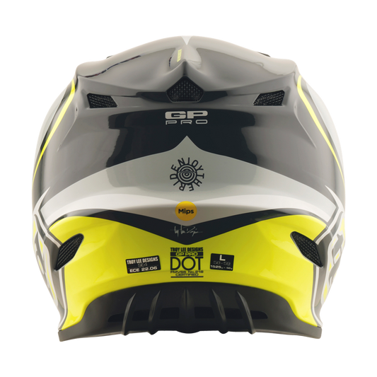 GP PRO HELMET CROSSOVER GRAY / FLO YELLOW