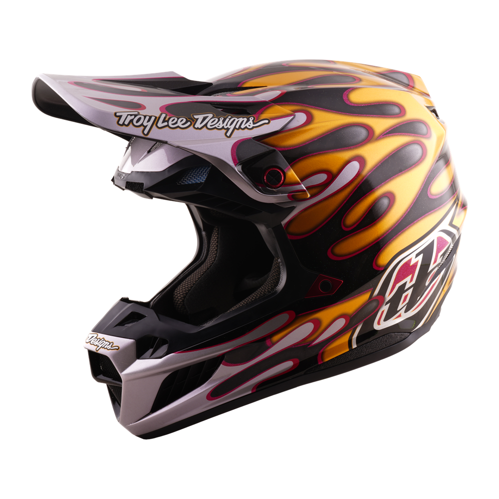 SE5 ECE CARBON HELMET OVERSPRAY BLACK / GOLD