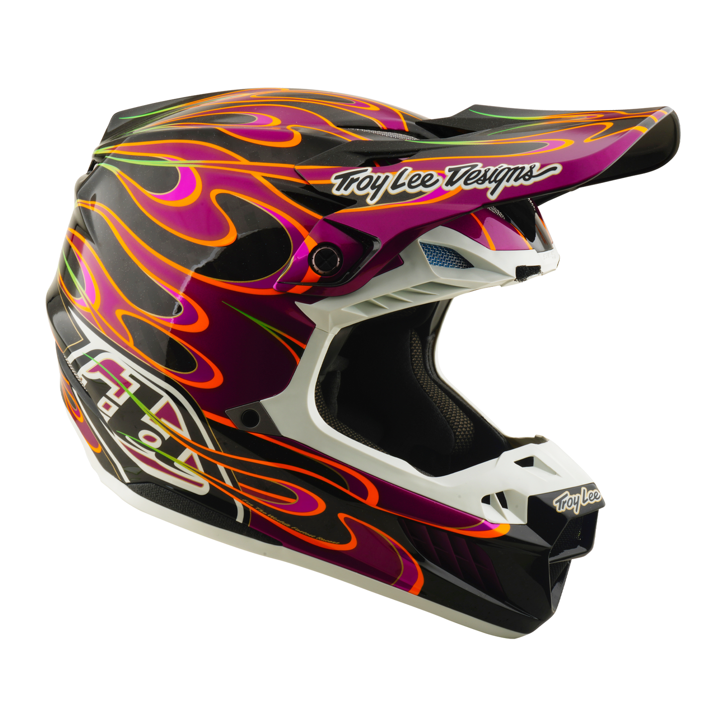 SE5 ECE CARBON HELMET TORCHED BLACK / VIOLET