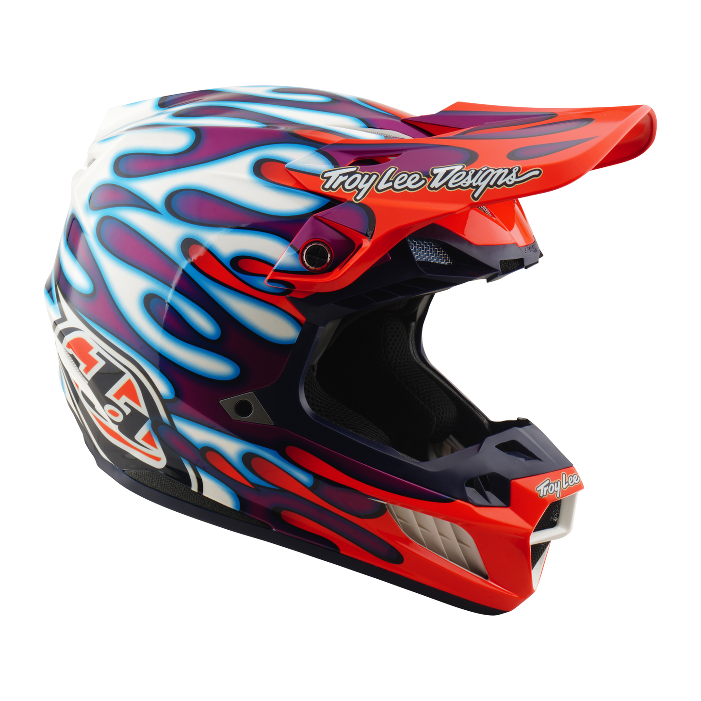 SE5 ECE COMPOSITE HELMET OVERSPRAY VIOLET / WHITE