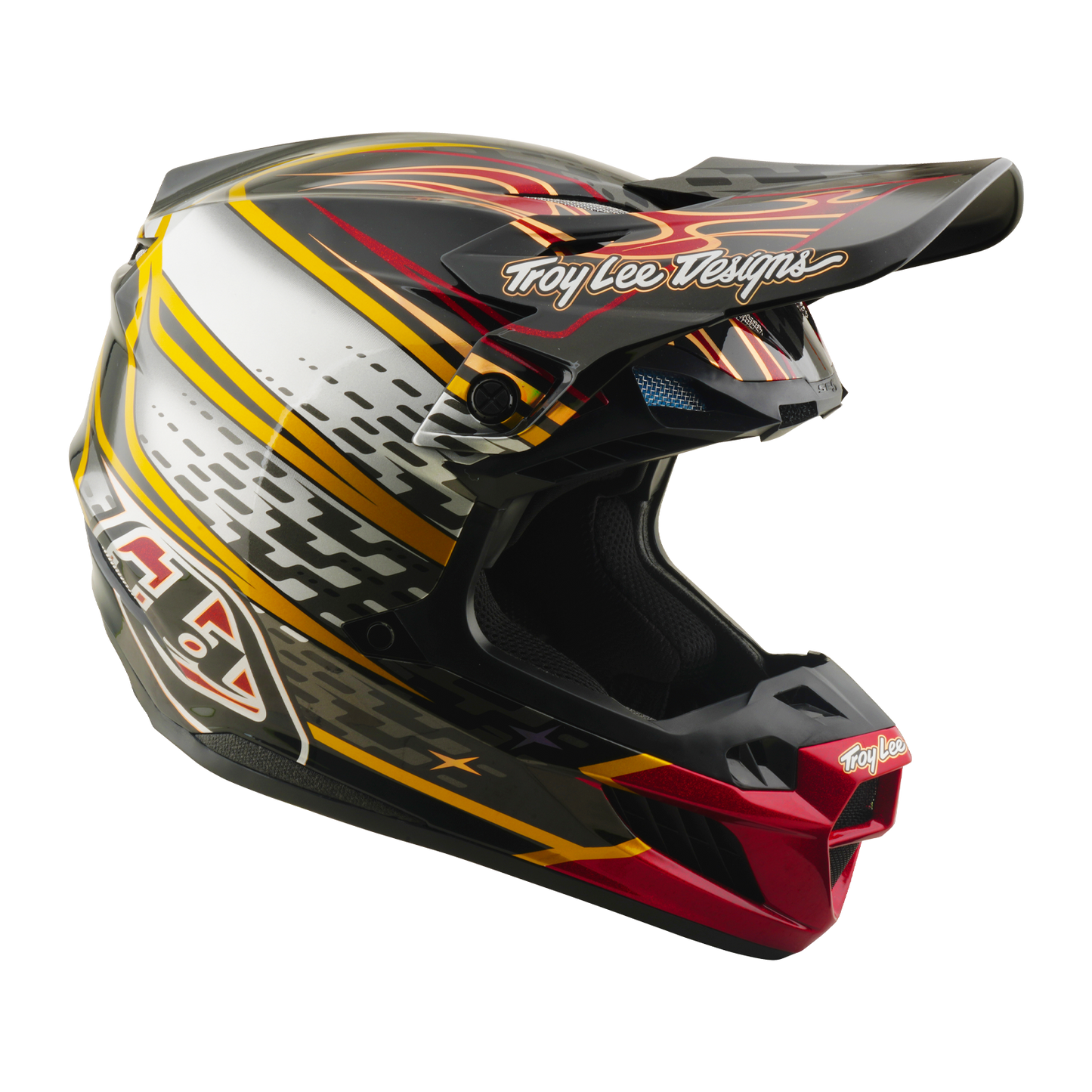 SE5 ECE COMPOSITE HELMET WINGS BLACK / BLACK