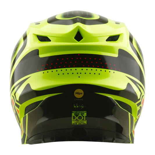 SE5 POLYCARBONATE HELMET THE LINE FLO YELLOW