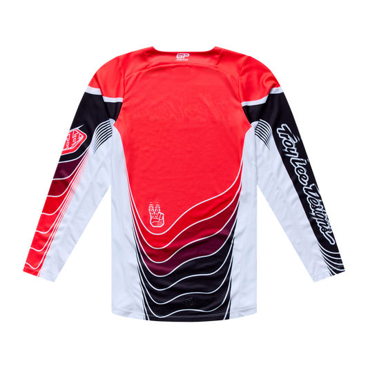 GP PRO JERSEY STAGGER BLACK / RED