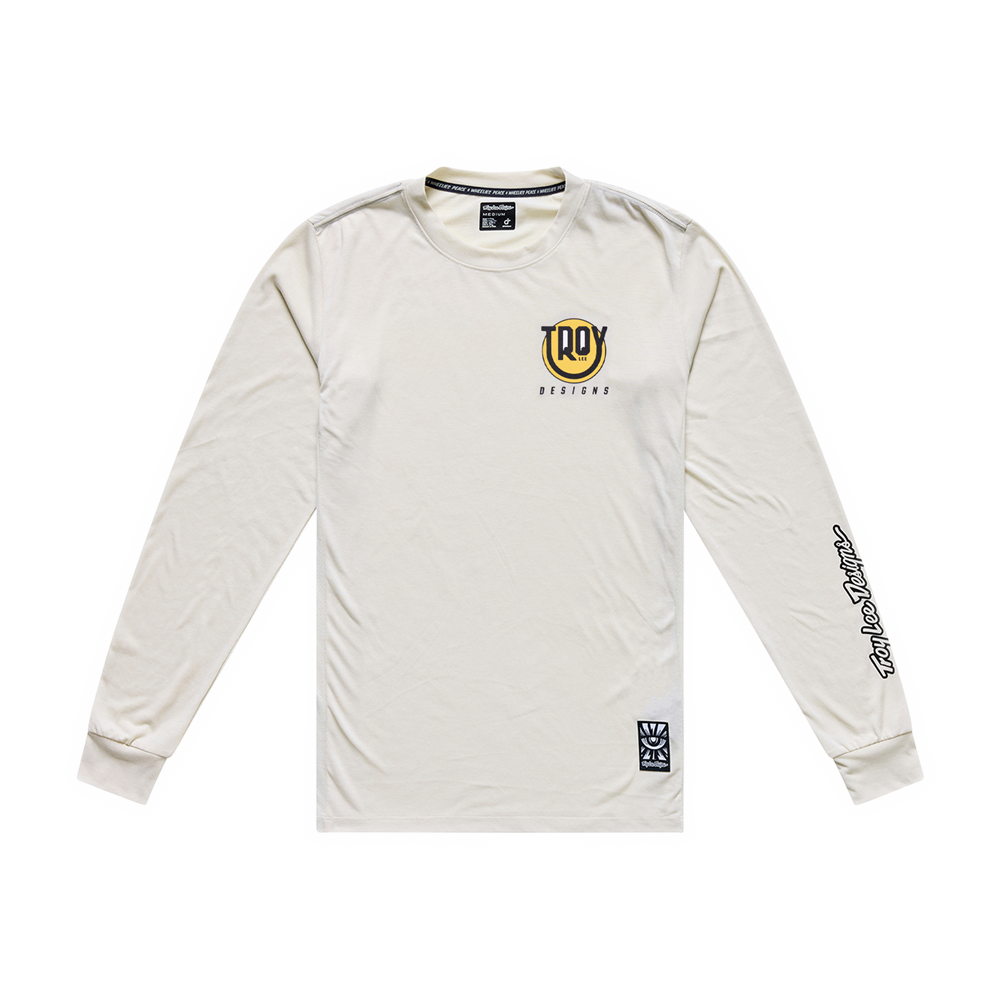 YOUTH SKYLINE RIDE LONG SLEEVE TEE HAPPY PUMICE