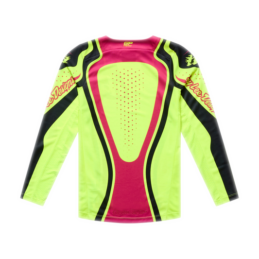 YOUTH GP PRO JERSEY ROLLER FLO YELLOW / FUCHSIA