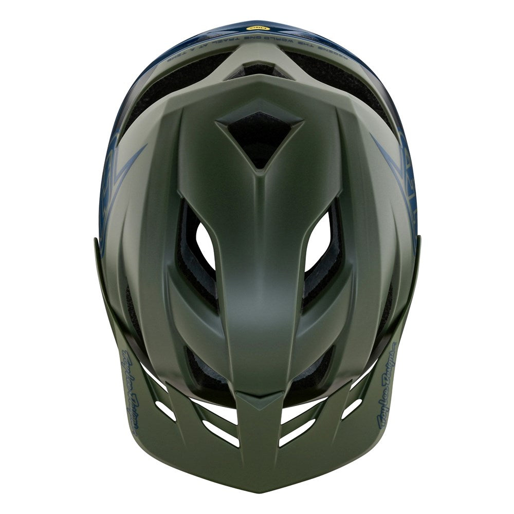 FLOWLINE SE AS HELMET BADGE OLIVE/INDIGO