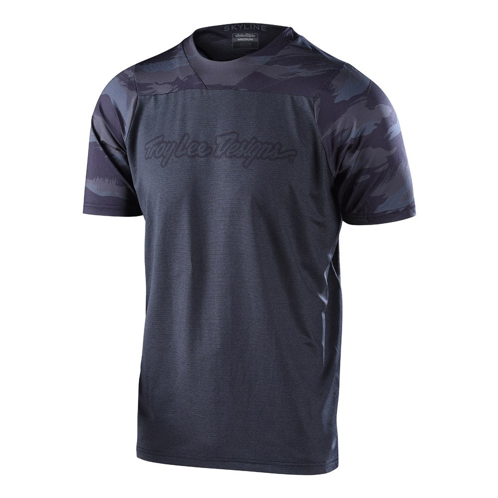 SKYLINE SS JERSEY SIGNATURE CAMO HEATHER BLACK / BLACK