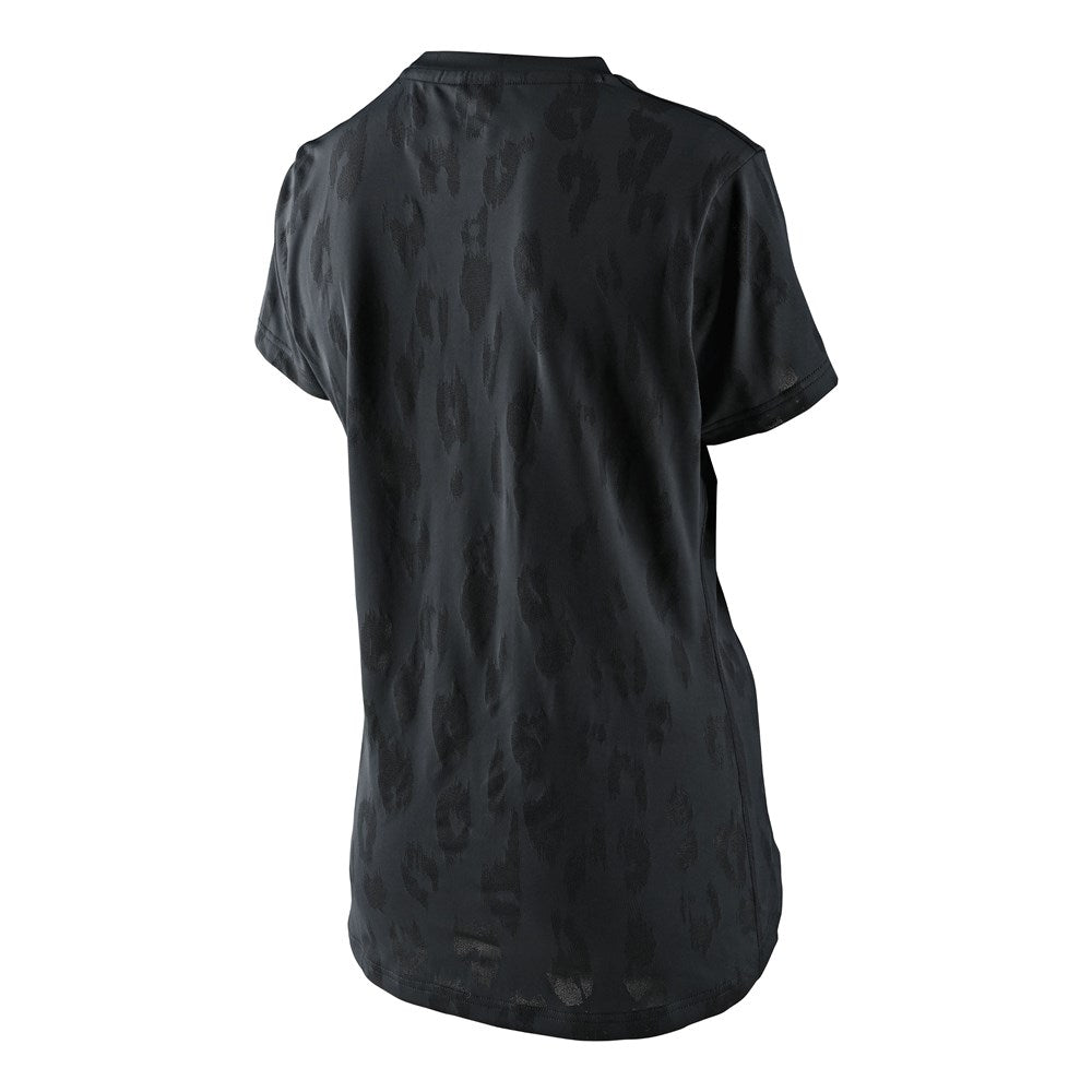 WOMENS LILIUM SS JERSEY JACQUARD BLACK