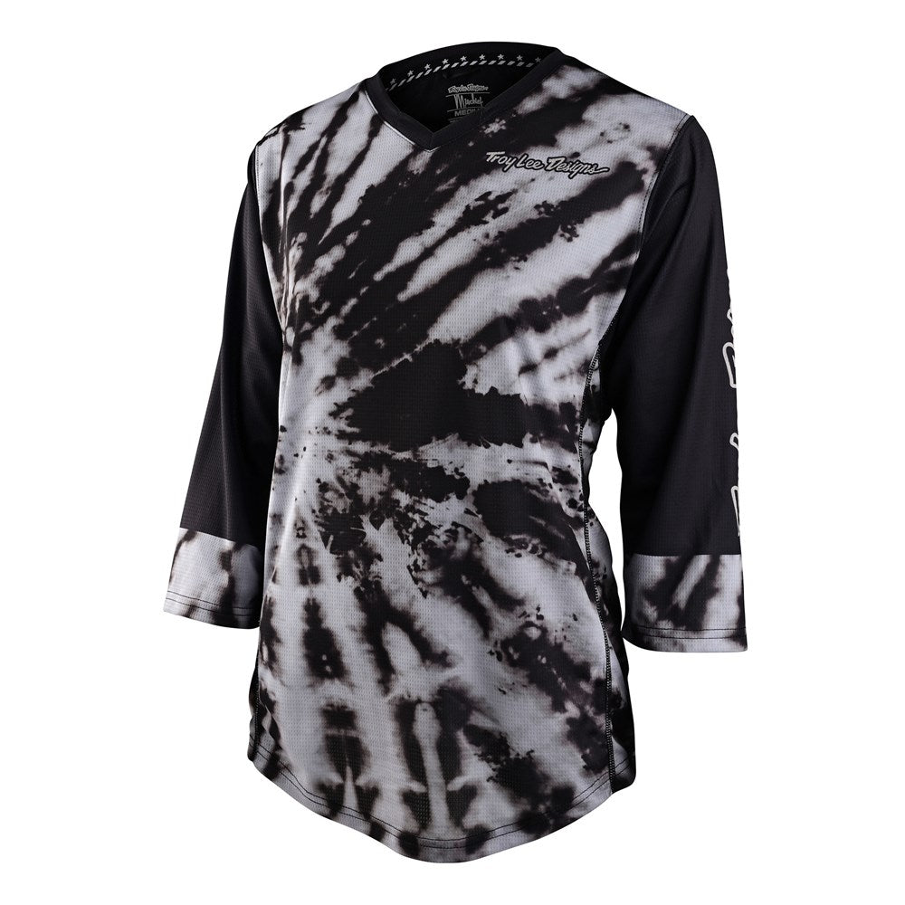 WOMENS MISCHIEF JERSEY TIE DYE BLACK
