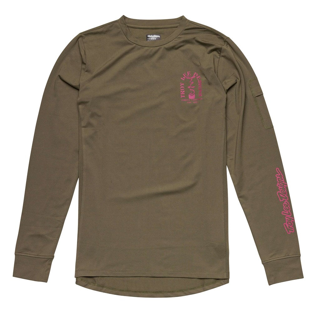 RUCKUS LS RIDE TEE FANGS OLIVE