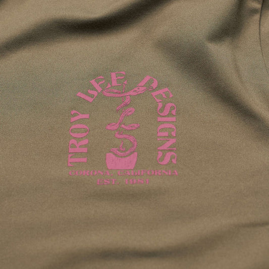 RUCKUS LS RIDE TEE FANGS OLIVE