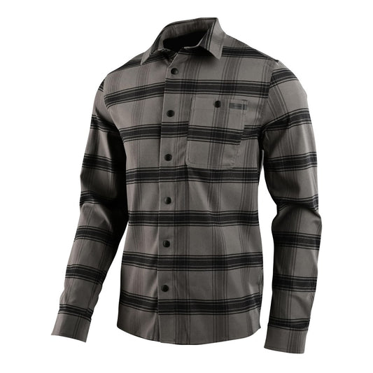 GRIND FLANNEL STRIPE CARBON