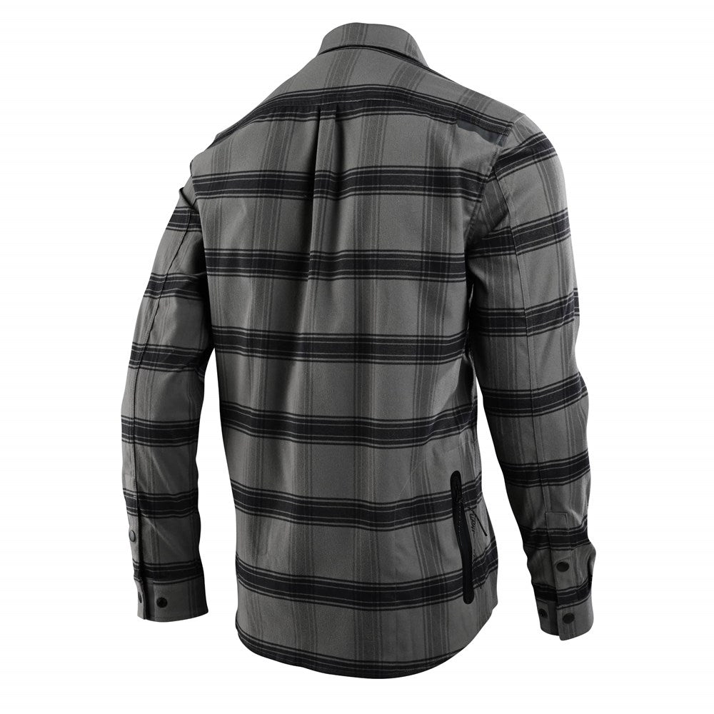 GRIND FLANNEL STRIPE CARBON