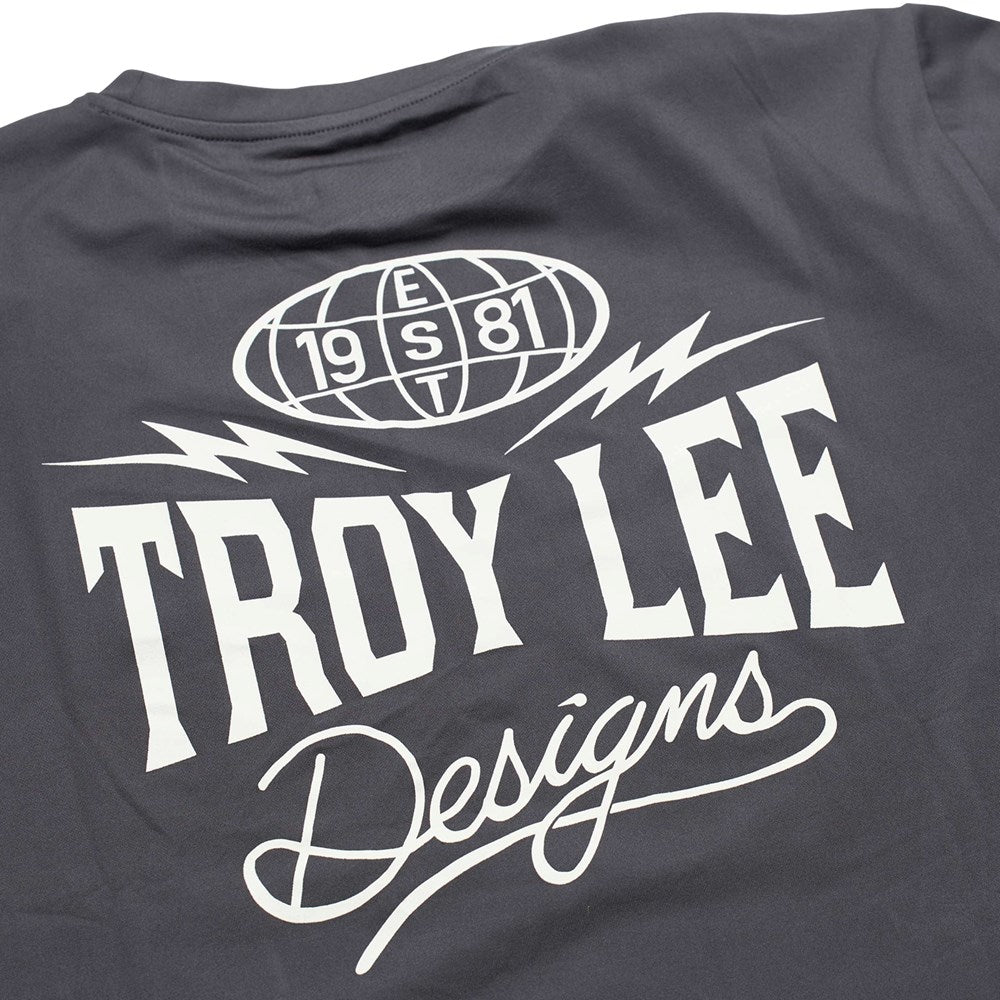 YOUTH RIDE TEE BOLTS CARBON