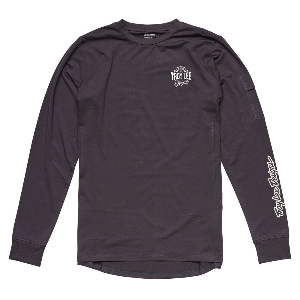 YOUTH RIDE TEE BOLTS CARBON