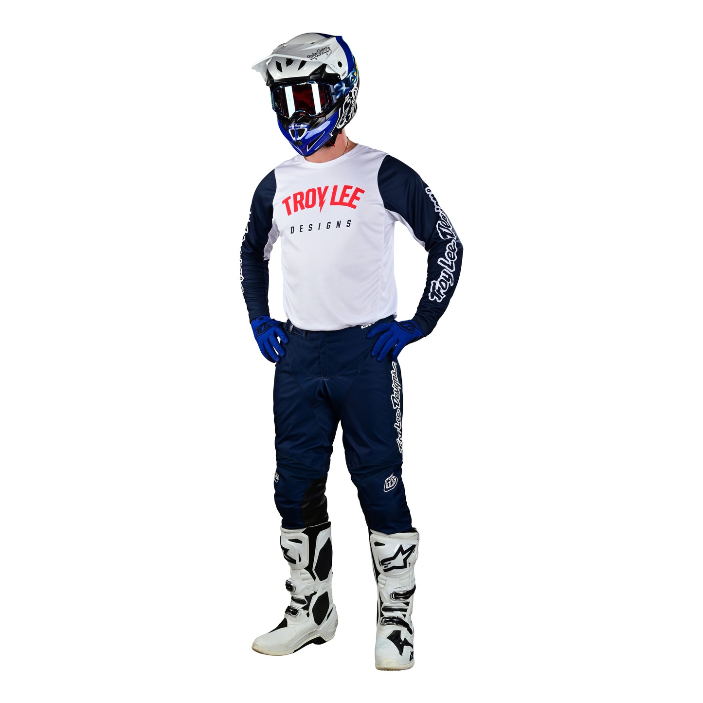 GP PRO JERSEY BOLTZ WHITE / NAVY