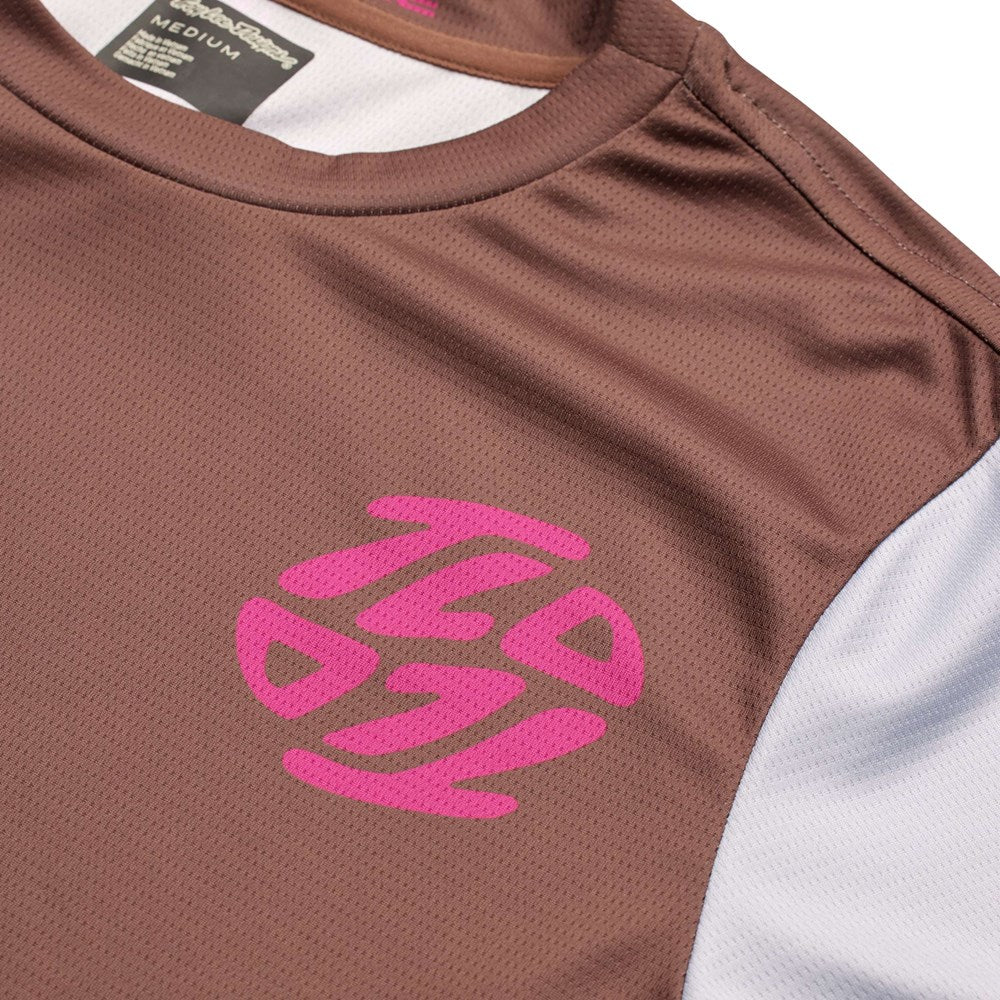 FLOWLINE SS JERSEY FLIPPED CHOCOLATE