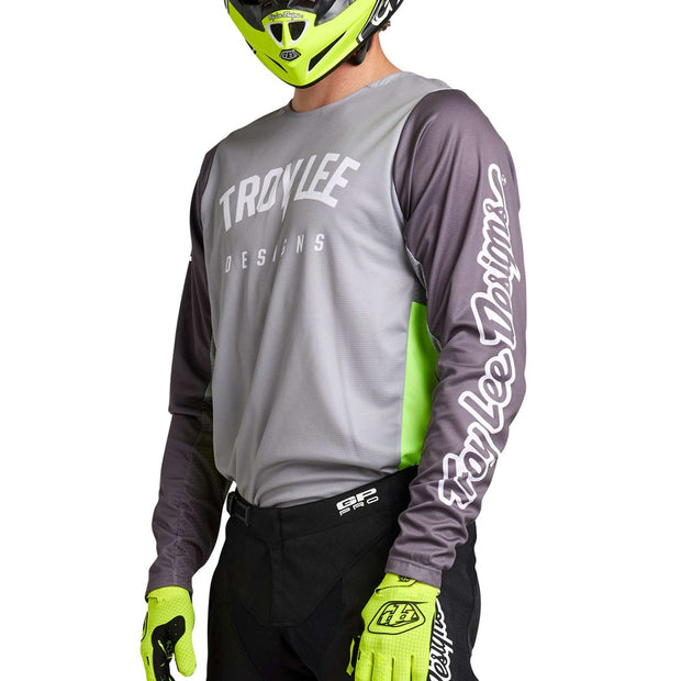 GP PRO JERSEY BOLTZ SILVER / GLO GREEN