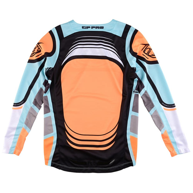 YOUTH GP PRO JERSEY WAVEZ BLEACHED AQUA