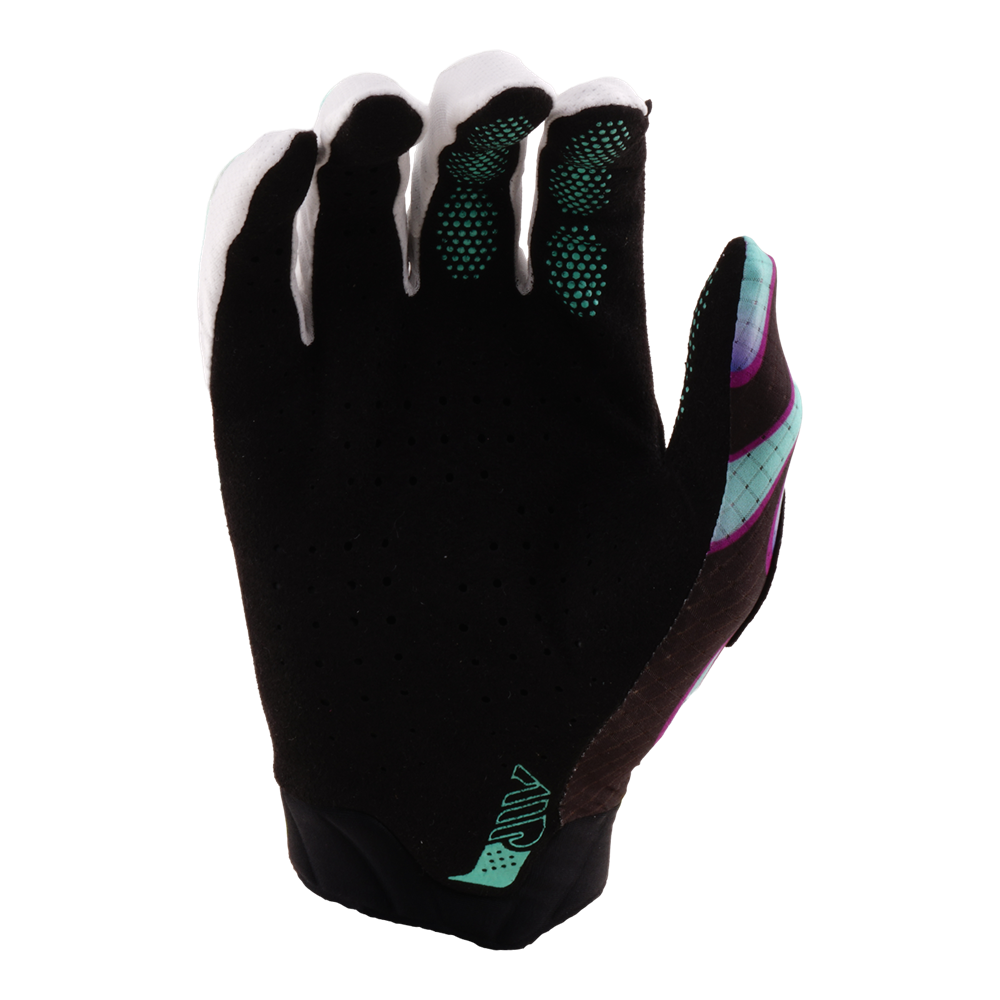 AIR GLOVE OVERSPRAY BLACK / REAL TEAL