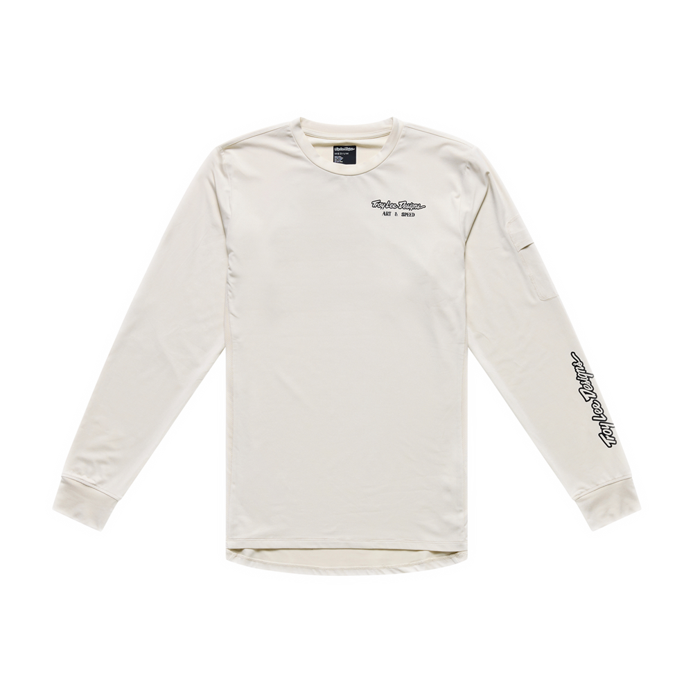 RUCKUS RIDE LONG SLEEVE TEE ART & SPEED PUMICE