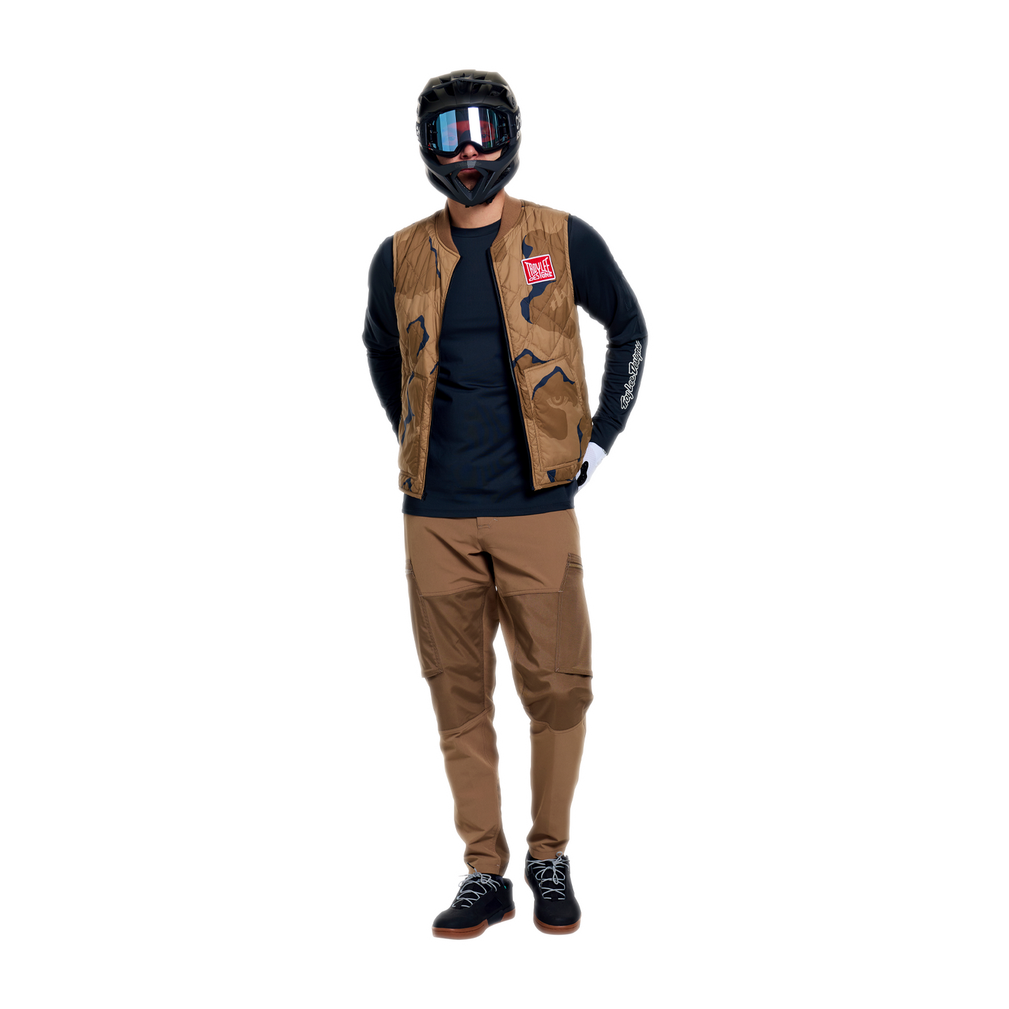 RUCKUS RIDE VEST FLOW CAMO SIENNA