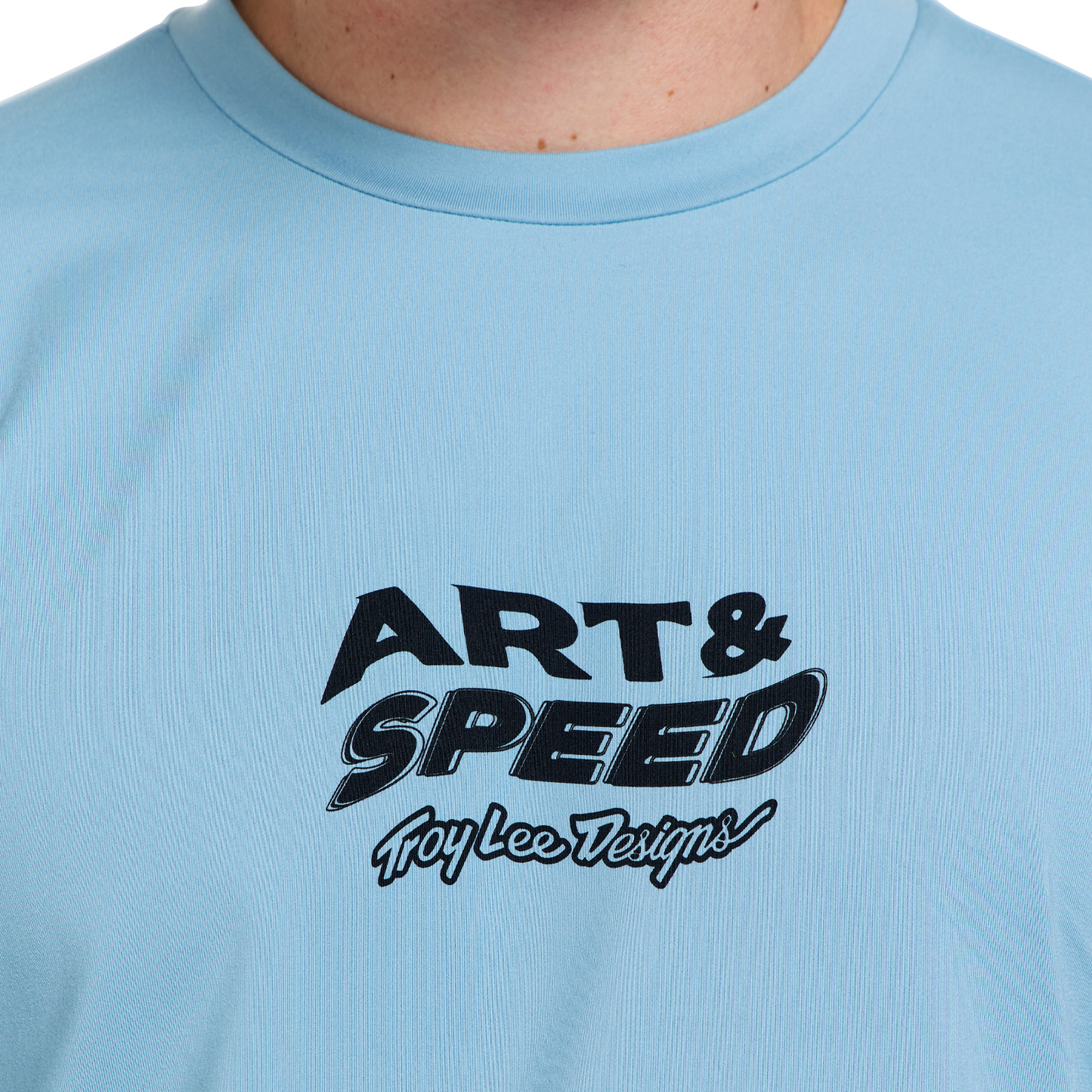 RUCKUS RIDE LONG SLEEVE TEE WAVES DAWN BLUE