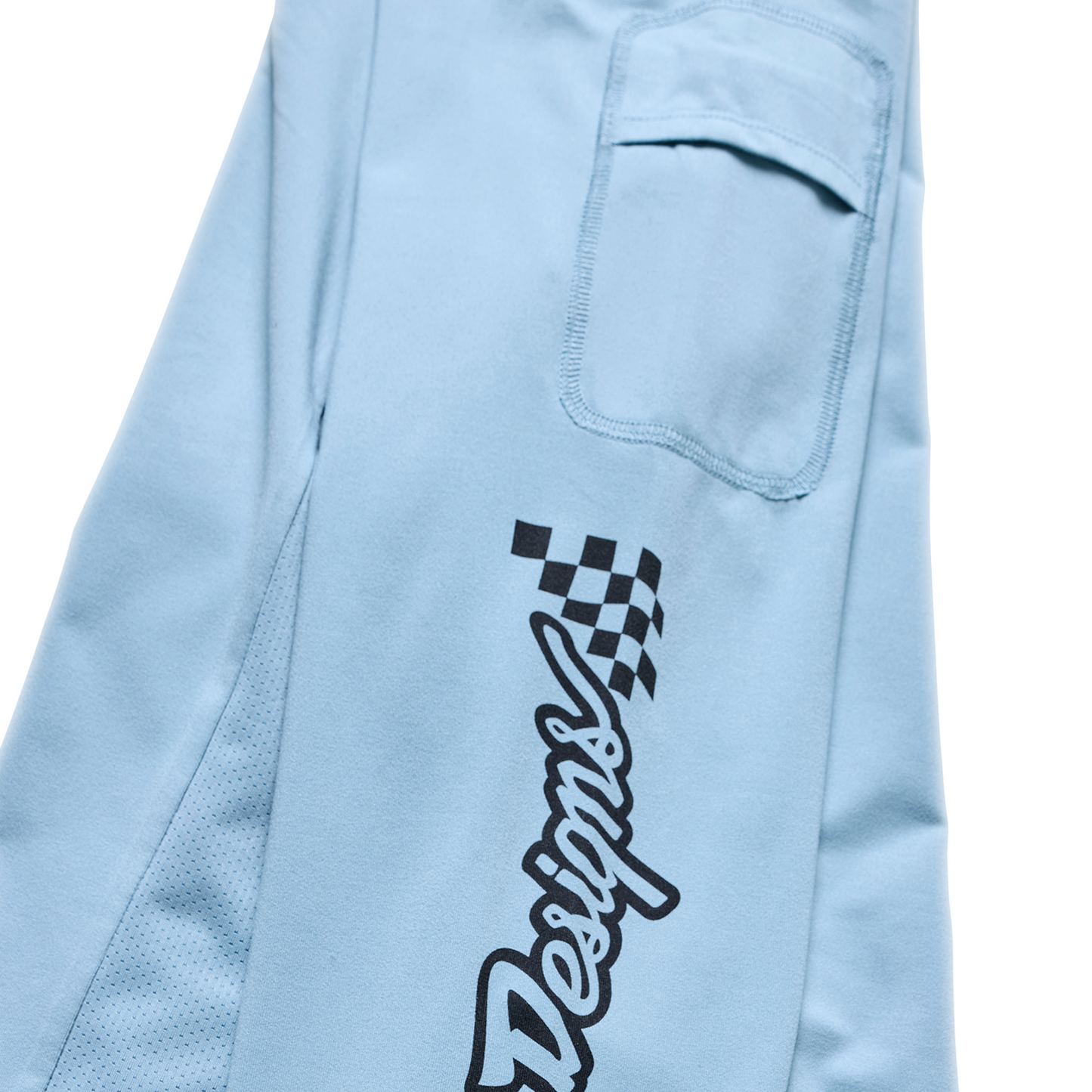 RUCKUS RIDE LONG SLEEVE TEE WAVES DAWN BLUE