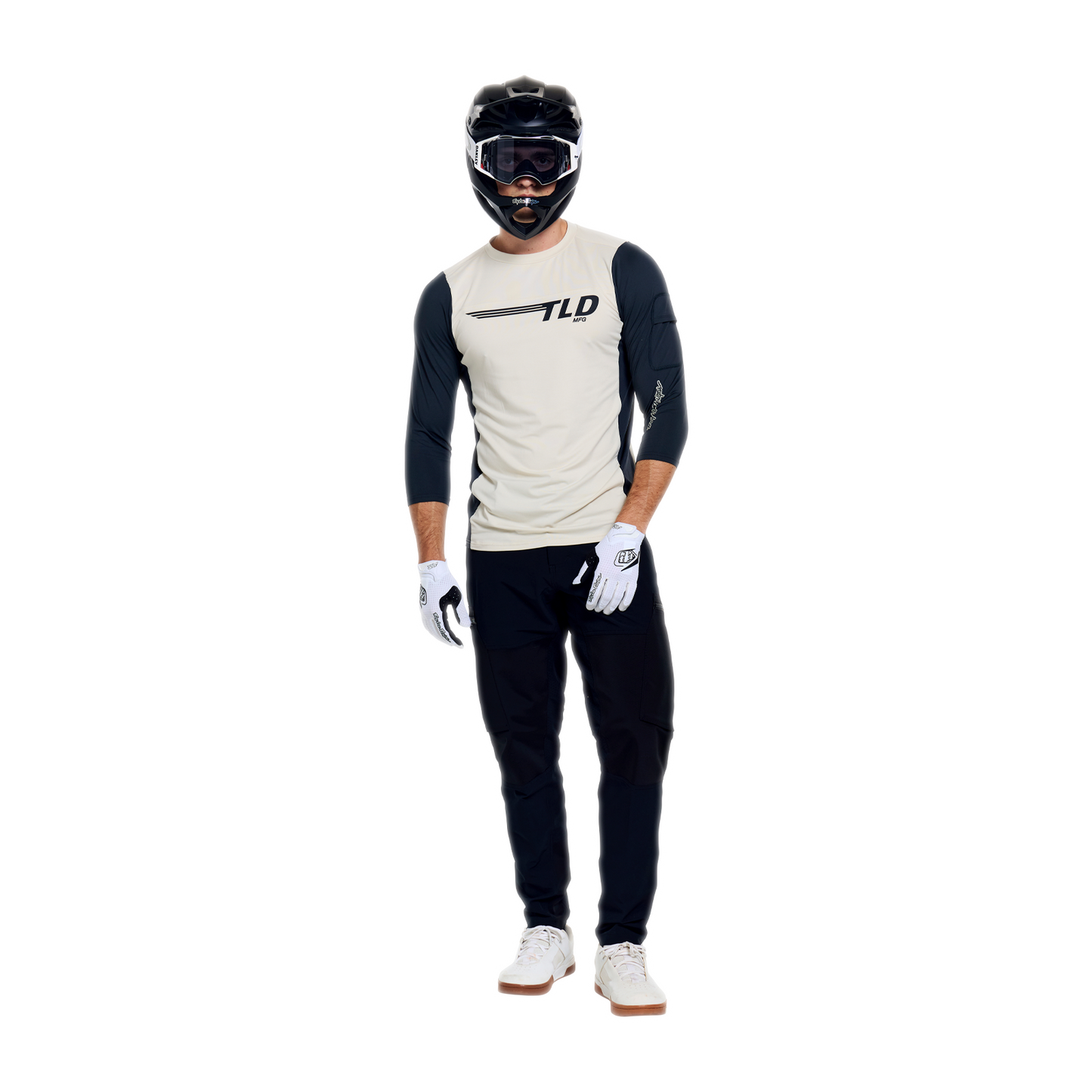 RUCKUS RIDE 3/4 TEE WINGS PUMICE