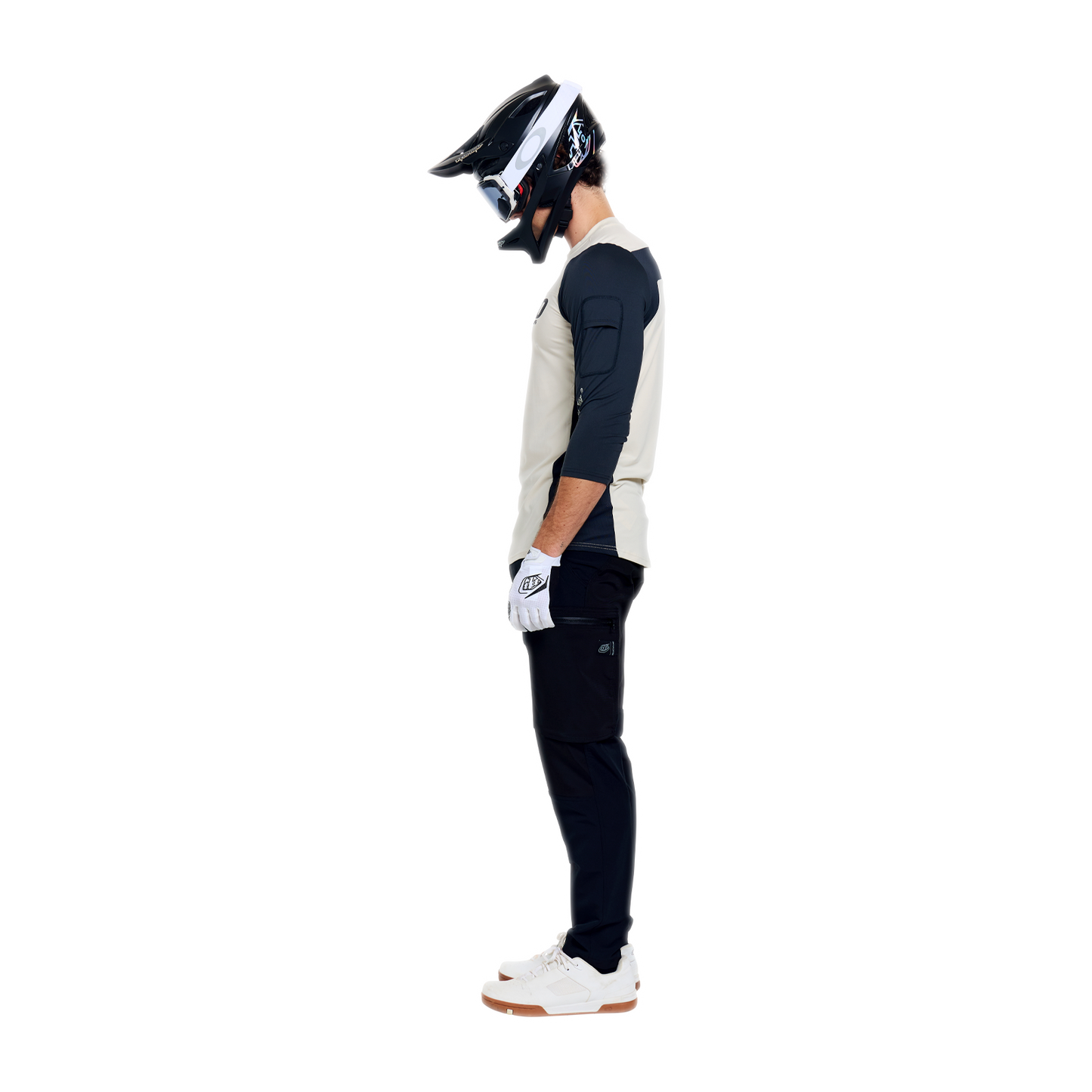 RUCKUS RIDE 3/4 TEE WINGS PUMICE